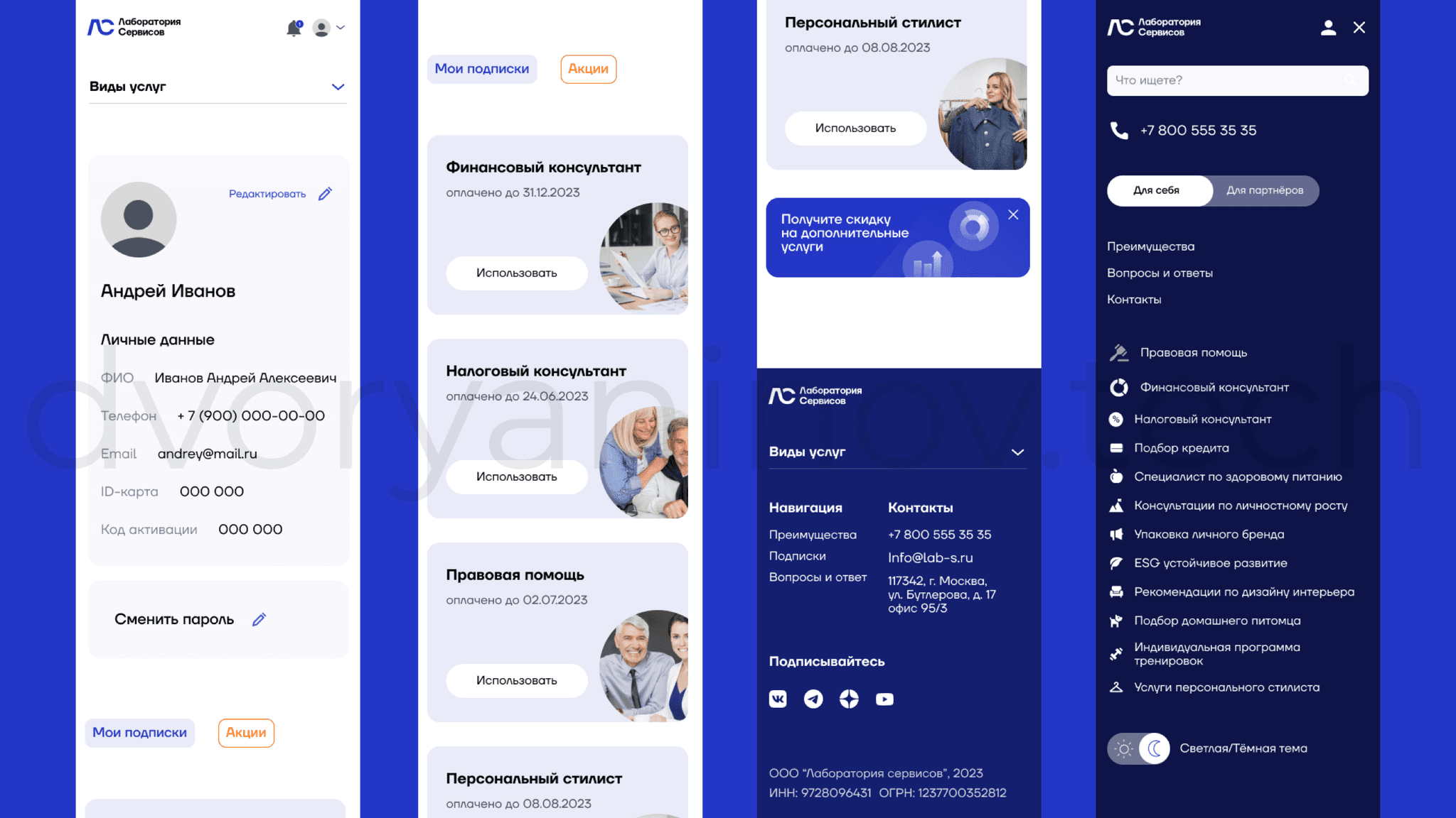 Адаптивная и кроссбраузерная верстка